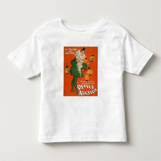 Camiseta Infantil Mulher do Leilão do Diabo no Teatro Figurino 2 (Frente)