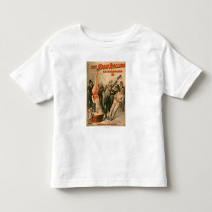 Camiseta Infantil Mulher Dunking em Poster de Cerveja