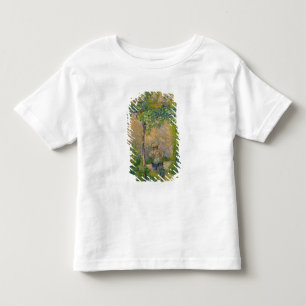 Camiseta Infantil Mulher no Jardim (óleo na canvas)