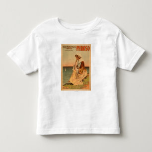 Camiseta Infantil Mulher Phroso na Poster do Teatro de Praia