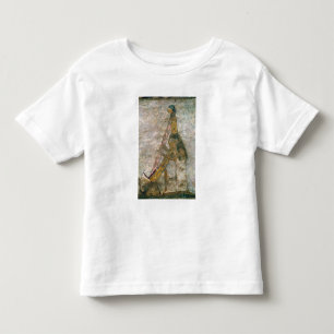 Camiseta Infantil Mulher tocando harpa arcaica