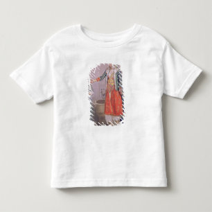 Camiseta Infantil Mulher turca com seu servo