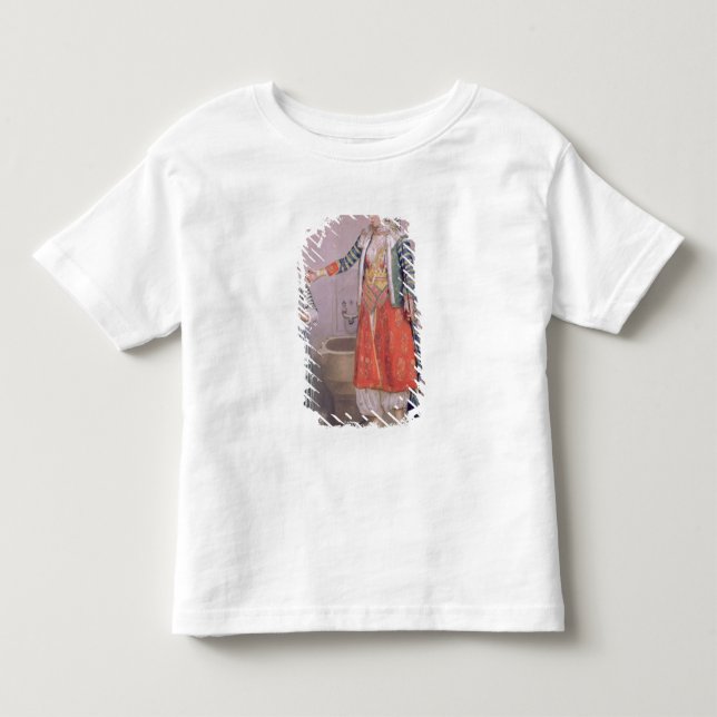 Camiseta Infantil Mulher turca com seu servo (Frente)