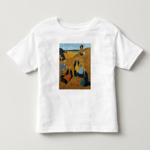 Camiseta Infantil Mulheres bretãs novas que vestem xailes