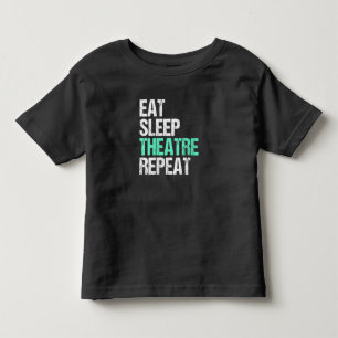 Camiseta Infantil Mulheres Comem Teatro De Sono Repetem Atores Engra