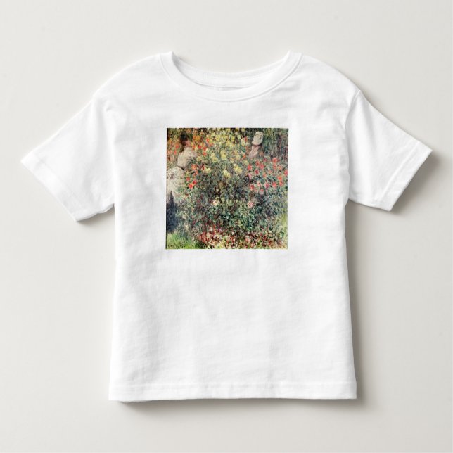 Camiseta Infantil Mulheres nas flores, 1875 de Claude Monet | (Frente)
