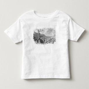 Camiseta Infantil Mulheres no Quern e Luaghad com vista Talyskir