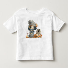 Camiseta Infantil Múmia da patcheira de abóbora - Sensação de bruxas