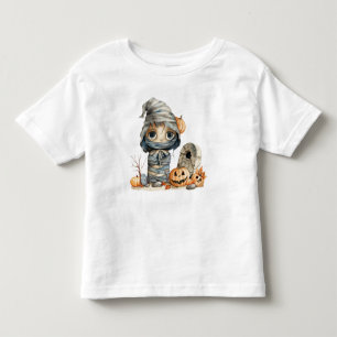 Camiseta Infantil Múmia da patcheira de abóbora - Sensação de bruxas
