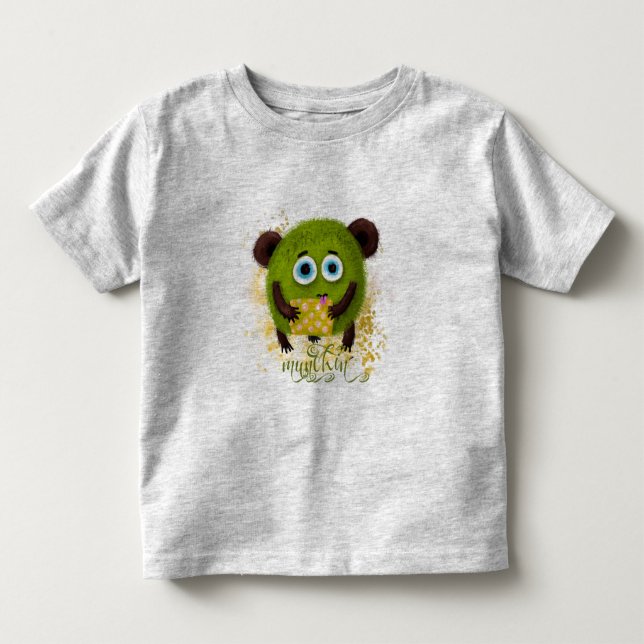 Camiseta Infantil Munching Monster (Frente)
