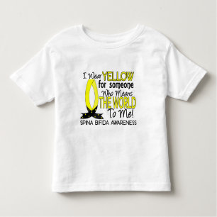 Camiseta Infantil Mundo dos meios a mim 1 Spina Bifida