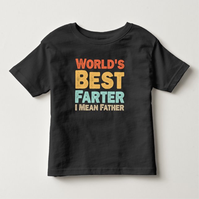 Camiseta Infantil Mundos Mais Fartos Quero Dizer Pai (Frente)