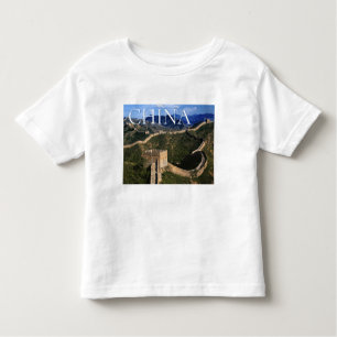 Camiseta Infantil Muro do Excelente Jinshanling, China