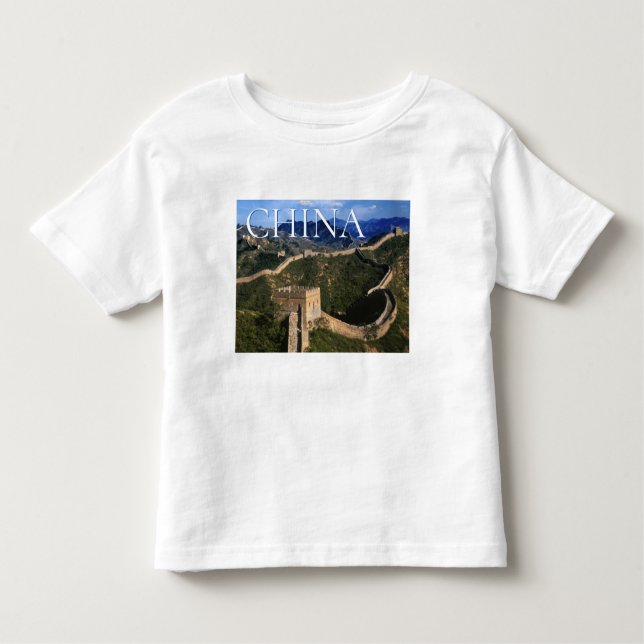 Camiseta Infantil Muro do Excelente | Jinshanling, China (Frente)