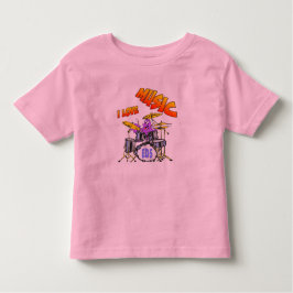 Camiseta Infantil Música Octopus Toddler T-shirt