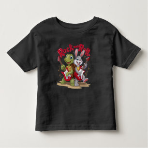 Camiseta Infantil Musical Réptil and Hare Rock Out Roll