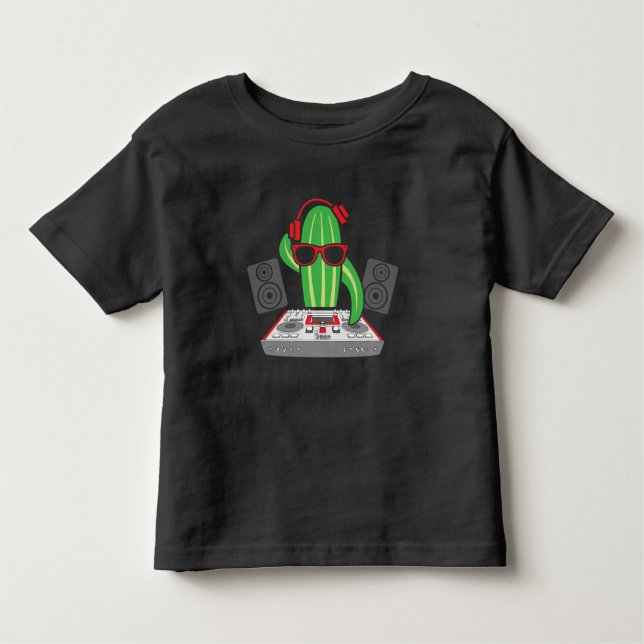 Camiseta Infantil Músico eletrônico do delírio da salmoura da música (Frente)