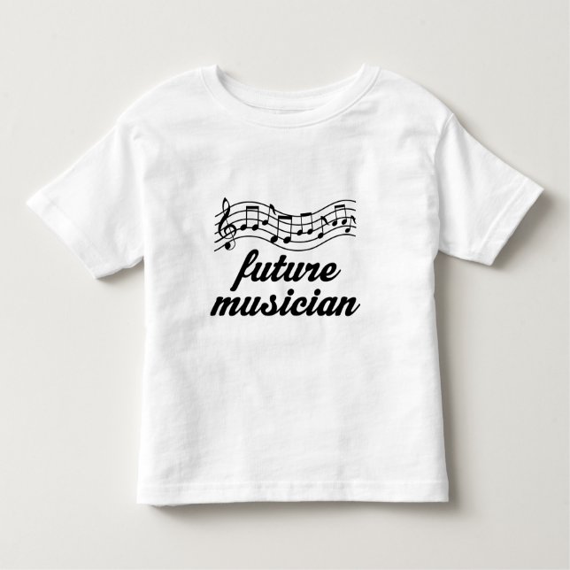 Camiseta Infantil Músico futuro (Frente)