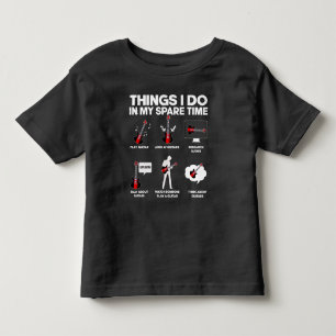 Camiseta Infantil Músico Guitarrista Viciado em Violão Músicas Mu