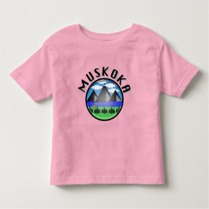 Camiseta Infantil Muskoka Design (Versão 2) - Toddler Fine Jersey T