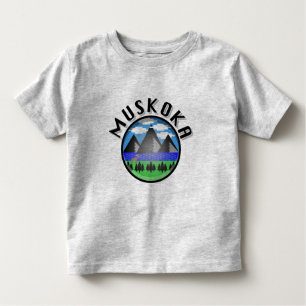 Camiseta Infantil Muskoka Design (Versão 2) - Toddler Fine Jersey T