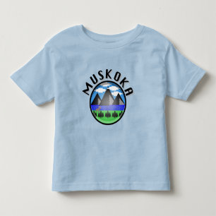 Camiseta Infantil Muskoka Design (Versão 2) - Toddler Fine Jersey T