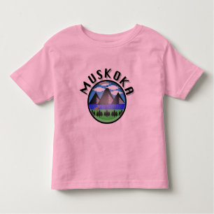 Camiseta Infantil Muskoka Design (Versão 2) - Toddler Fine Jersey T