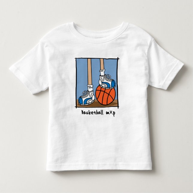 Camiseta Infantil mvp de basquetebol (Frente)