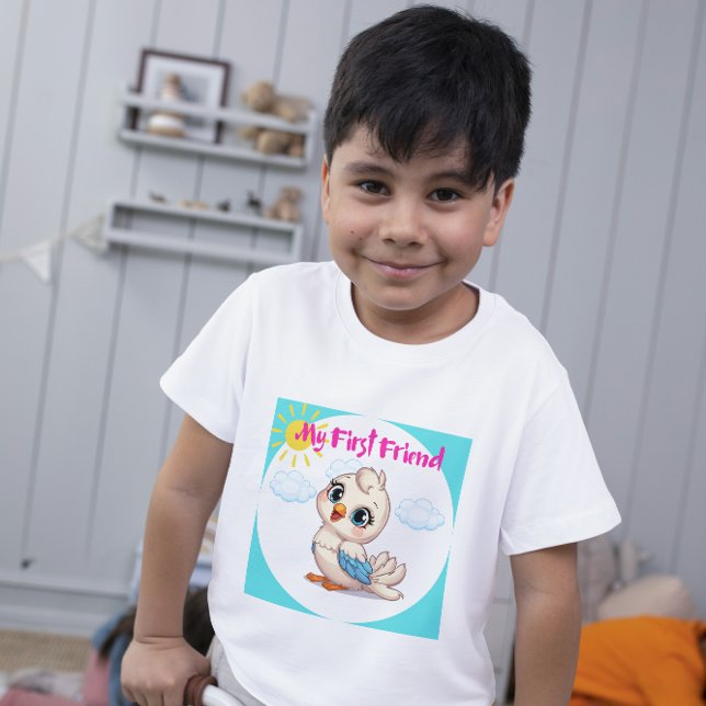 Camiseta Infantil My First Friend – Sweet Kids T-Shirt with Magical  (Criador carregado)