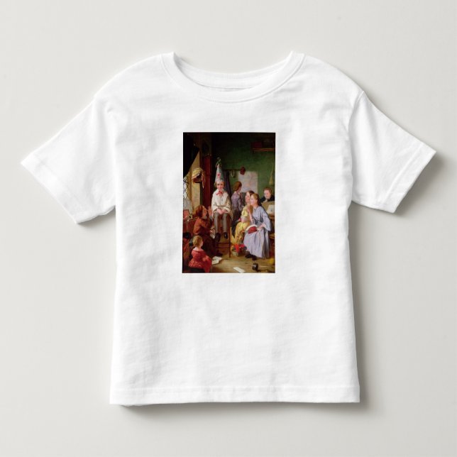 Camiseta Infantil Na desonra (Frente)