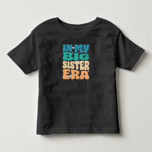 Camiseta Infantil Na era da minha irmã mais velha, presente de anúnc