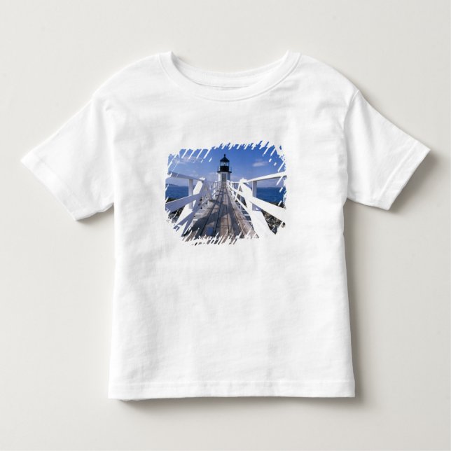 Camiseta Infantil NA, EUA, Maine, Port Clyde.  Ponto Marshall 2 (Frente)