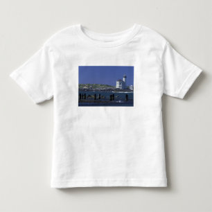 Camiseta Infantil NA, EUA, Oregon, Bandon, Farol de Coquille