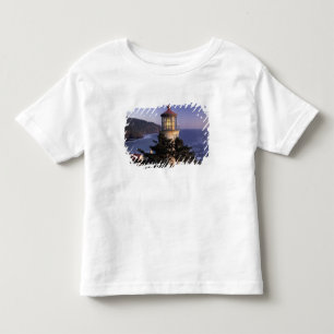 Camiseta Infantil NA, EUA, Oregon, Farol Heceta Head,