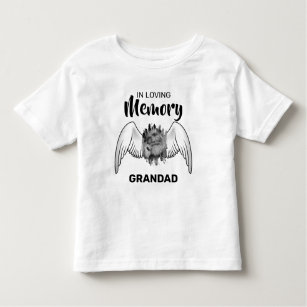 Camiseta Infantil Na memória de amor  Memorial de Fotografias  Avô
