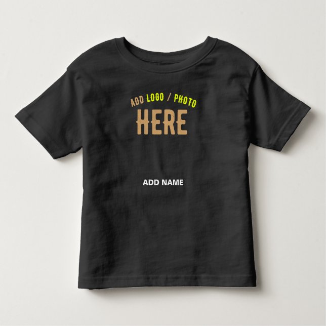 CAMISETA INFANTIL NA MODA MODERNO PERSONALIZÁVEL NEGRO VERIFICADO CO (Frente)