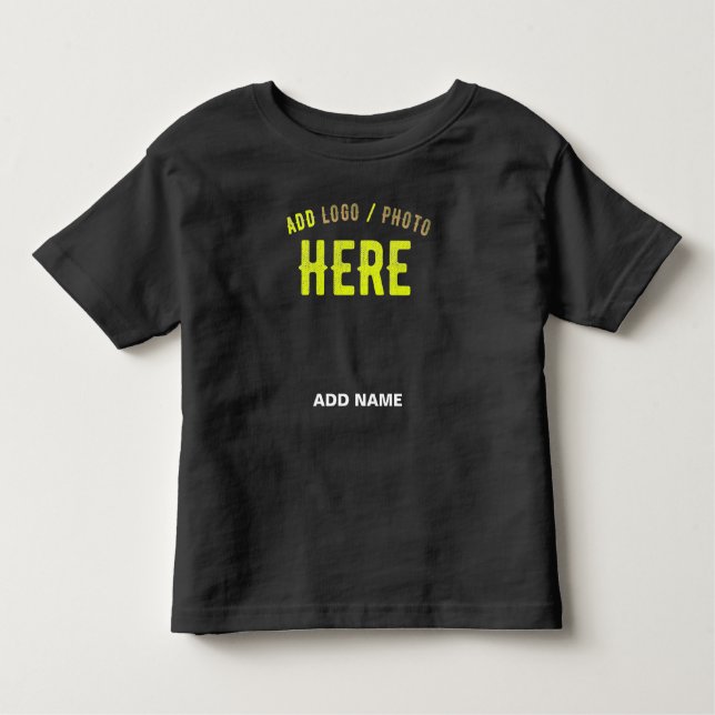 CAMISETA INFANTIL NA MODA MODERNO PERSONALIZÁVEL NEGRO VERIFICADO CO (Frente)