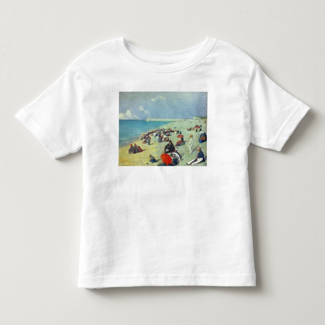 Camiseta Infantil Na praia (Frente)