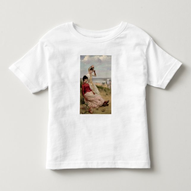 Camiseta Infantil Na praia (Frente)