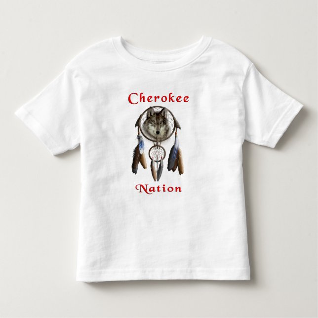 Camiseta Infantil Nação Cherokee (Frente)