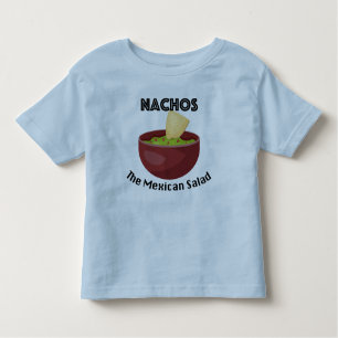 Camiseta Infantil Nachos, A Salada Mexicana - Toddler Fine Jersey T-