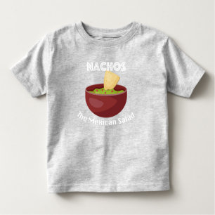Camiseta Infantil Nachos, A Salada Mexicana - Toddler Fine Jersey T-