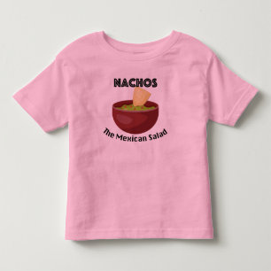 Camiseta Infantil Nachos, A Salada Mexicana - Toddler Fine Jersey T-
