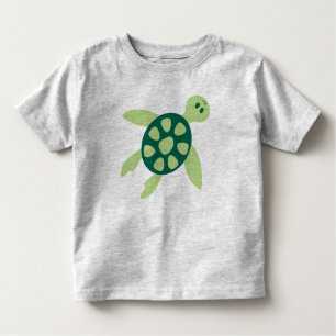 Camiseta Infantil Nadação da Turtle Verde