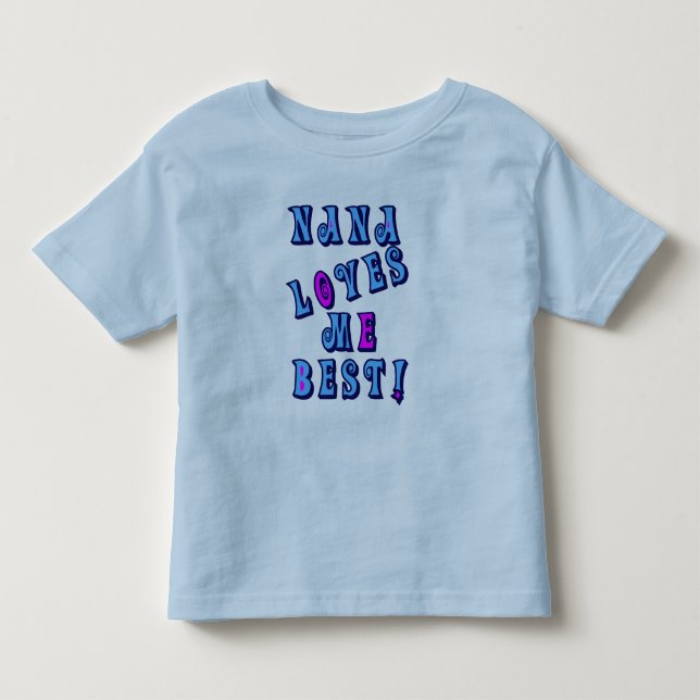 Camiseta Infantil Nana ama-me melhor (Frente)