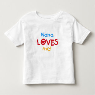 Camiseta Infantil Nana me ama T-shirts e presentes