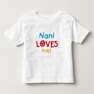 Camiseta Infantil Nani me ama T-shirts e presentes