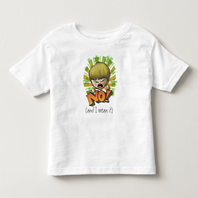 CAMISETA INFANTIL NÃO! (Frente)