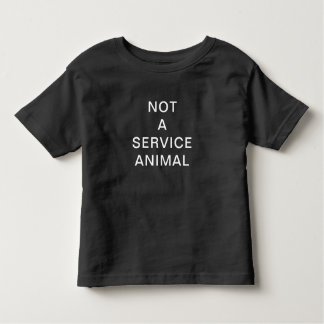 Camiseta Infantil NÃO É UM SERVIÇO "T-Shirt" ANIMAL