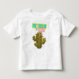 Camiseta Infantil Não Me Toque, Sou Um Cacto